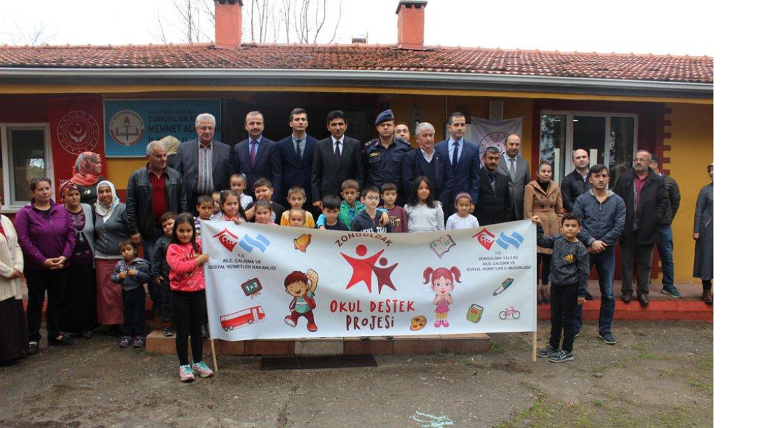Coburlar Mehmet Ali Yılmaz İlkokulu'nda Gökkuşağı Etkinlik Sınıfı Açıldı