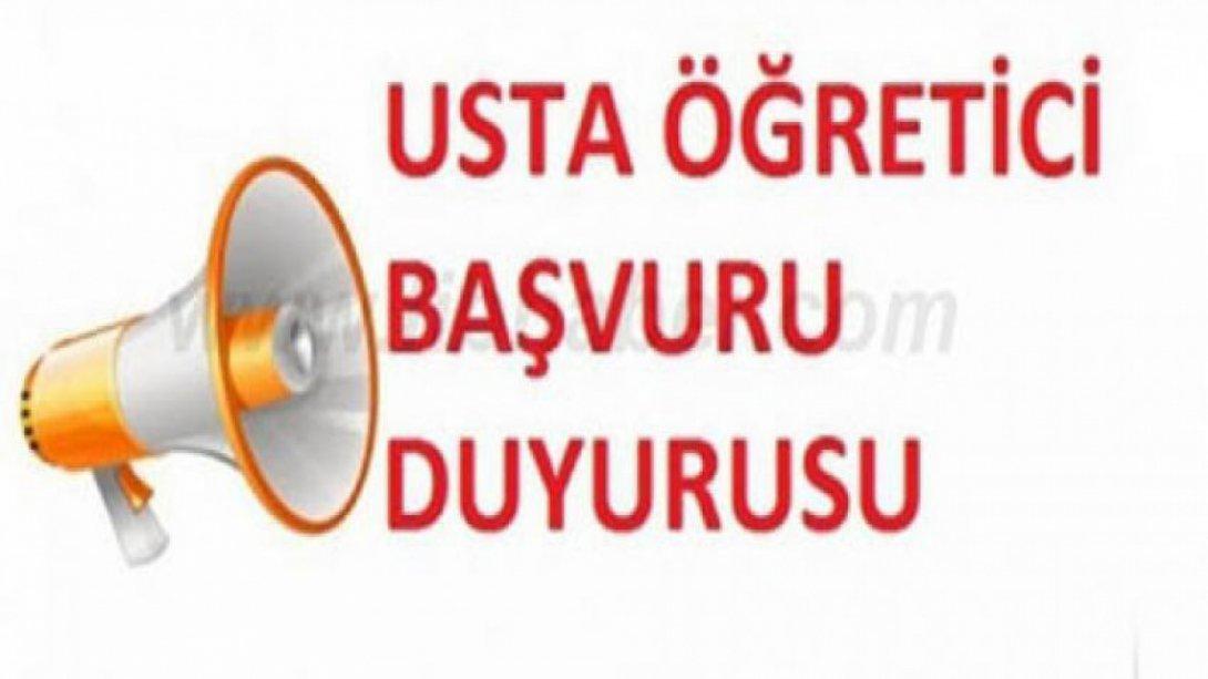 usta öğretici başvuru