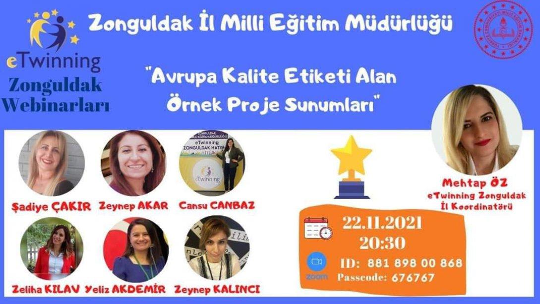e Twinning Zonguldak Webinarı Başlıyor!