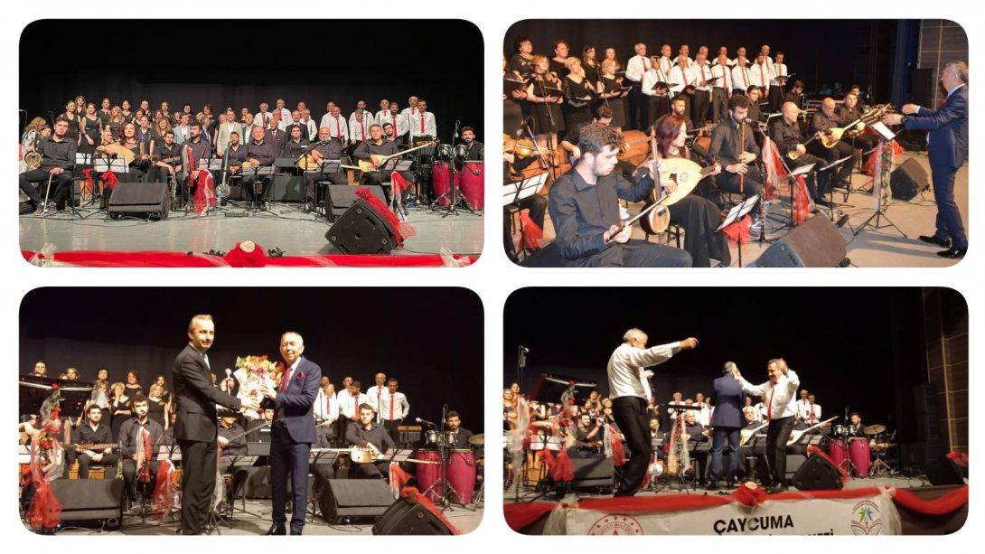Çaycuma Halk Eğitimi Merkezi Müdürlüğü Türk Halk Müziği Korosundan Muhteşem Konser